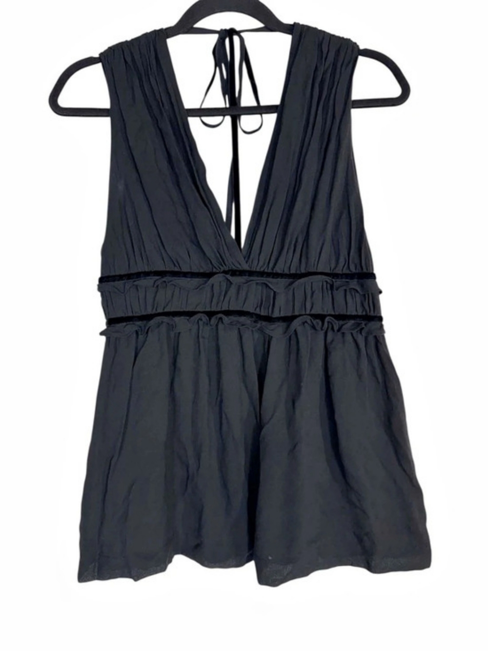 Robert Rodriguez Silk Y2k Black Top
Size 4 Like New
